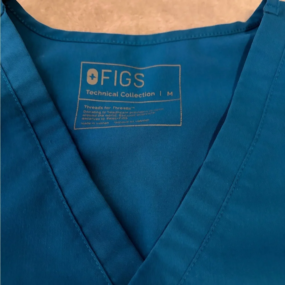 Figs Scrub Set - Alps Blue - Picture 4 of 7